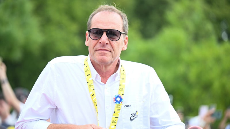 Christian Prudhomme lors d une etape du Tour de France 2362348