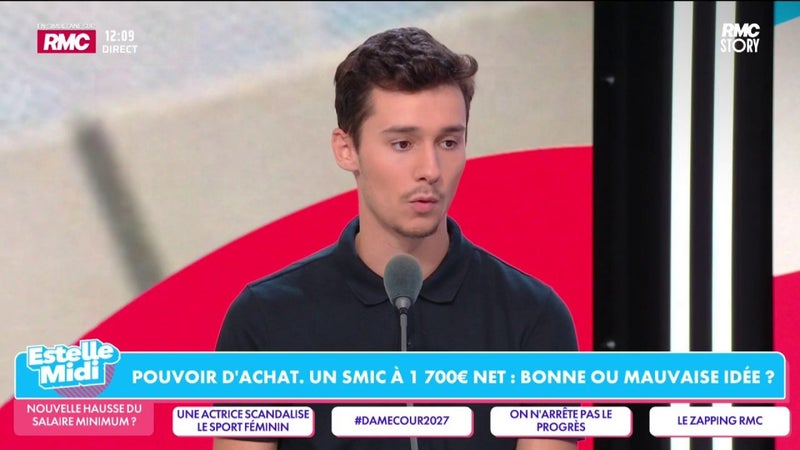 Un Smic à 1 700€ net : "Augmenter le Smic permet aux Français de consommer", défend Ilan Gabet
