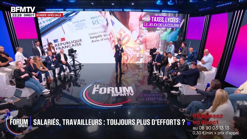 Le Forum BFMTV – Taxes, lycées : le jeudi de la colère