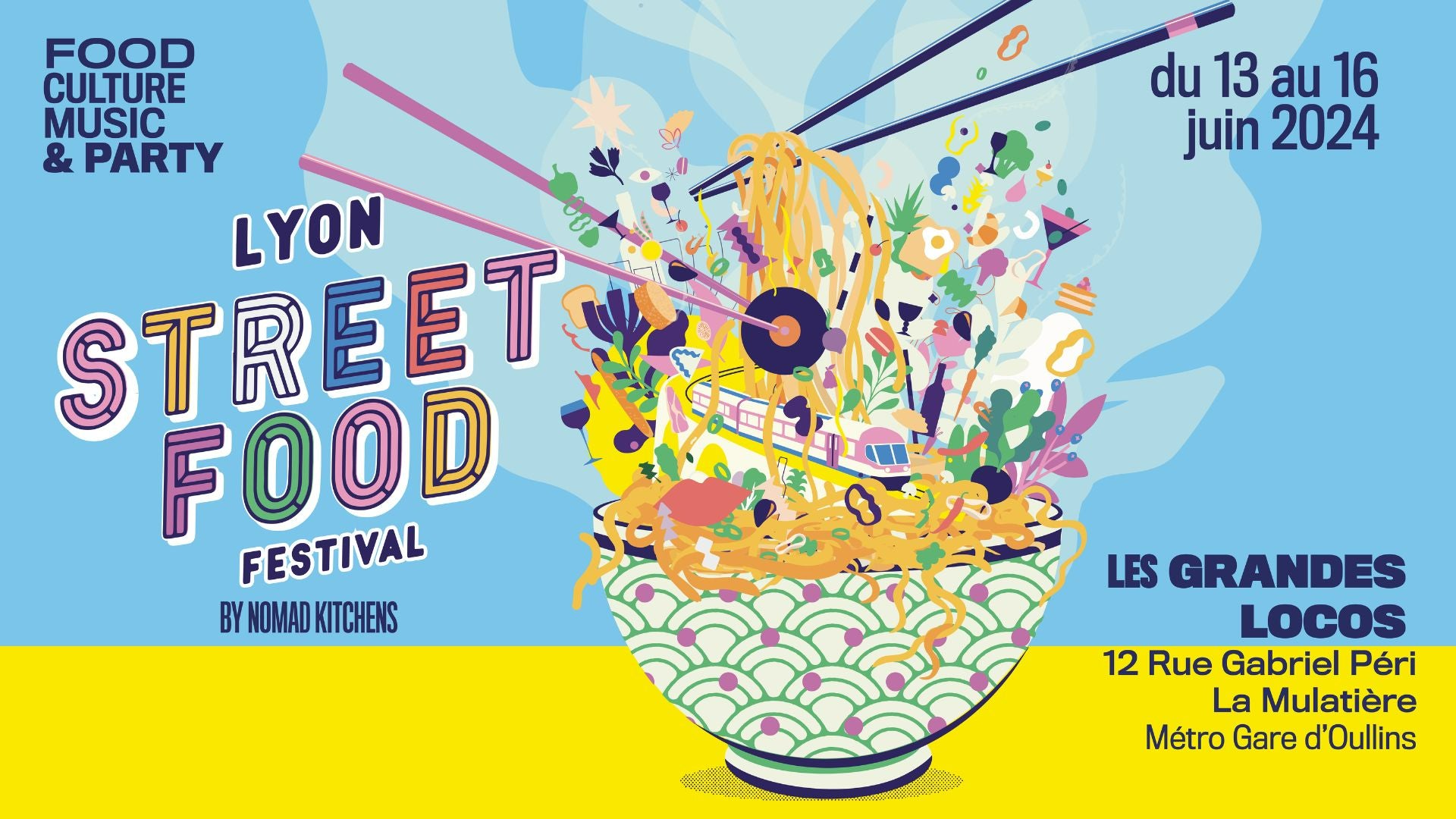 A gagner : une journée en famille au Lyon Street Food Festival avec vos cartes cashless