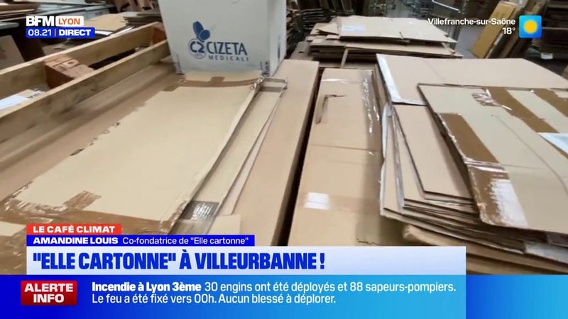 Le café climat: une autre façon de recycler le carton avec l'association "Elle Cartonne"