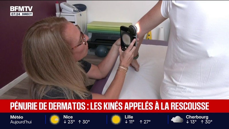 Face à la pénurie de dermatologues en Occitanie, les kinés formés à la détection du cancer de la peau
