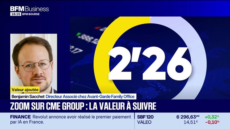 Valeur ajoutée : Ils apprécient CME Group - 07/09