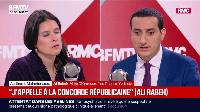 Ali Rabeh, maire de Trappes, qui appelle à "une concorde républicaine", dit "ne rien attendre du RN"