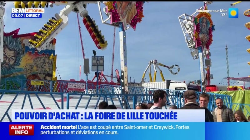 La foire de Lille touchée par la baisse du pouvoir d'achat