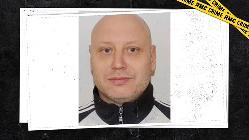 Alexandr Perepelenko lors d'une activité, non loin de la frontière française, le 30 octobre 2023. 