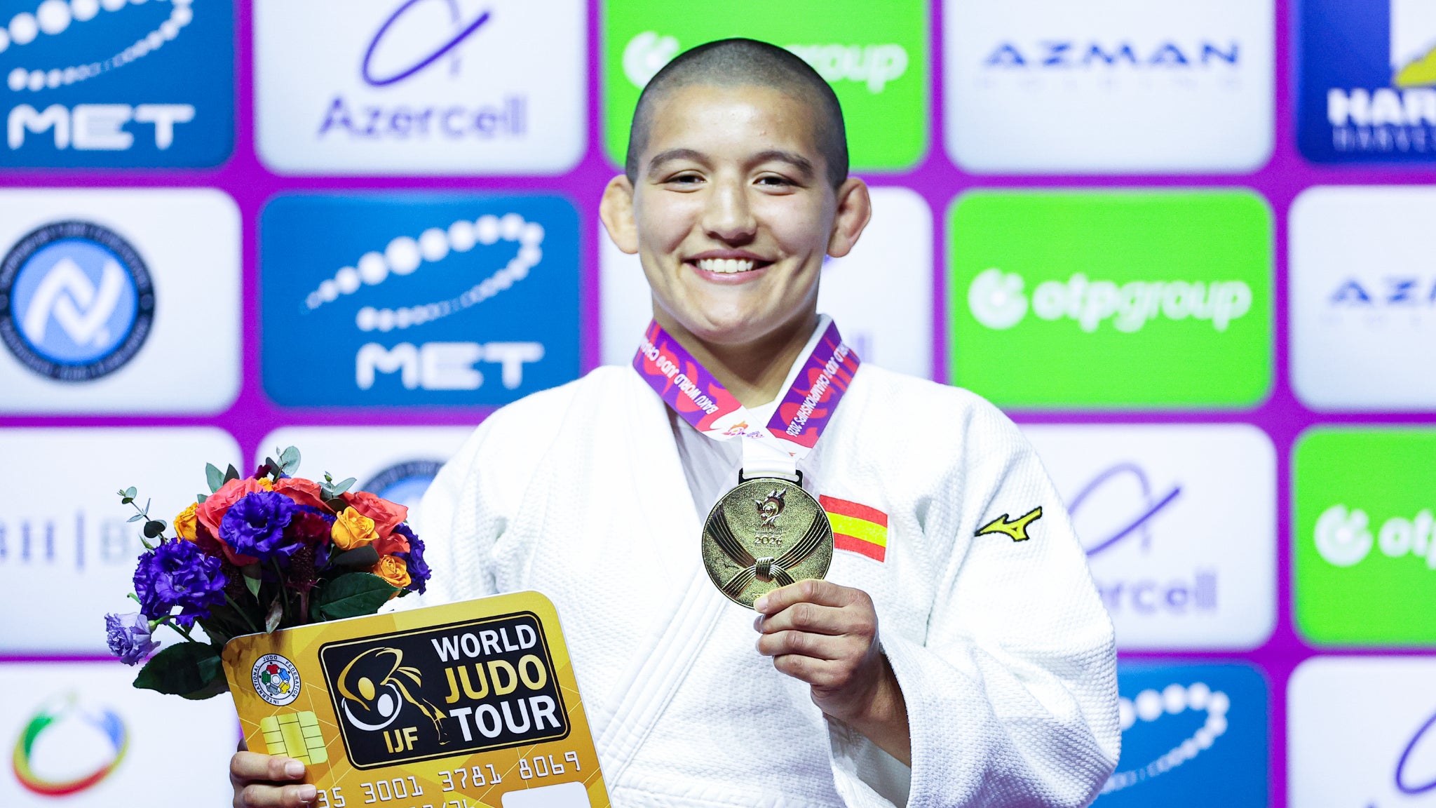 Ai Tsunoda-Roustant wins gold at the World Judo Championships in Baku
