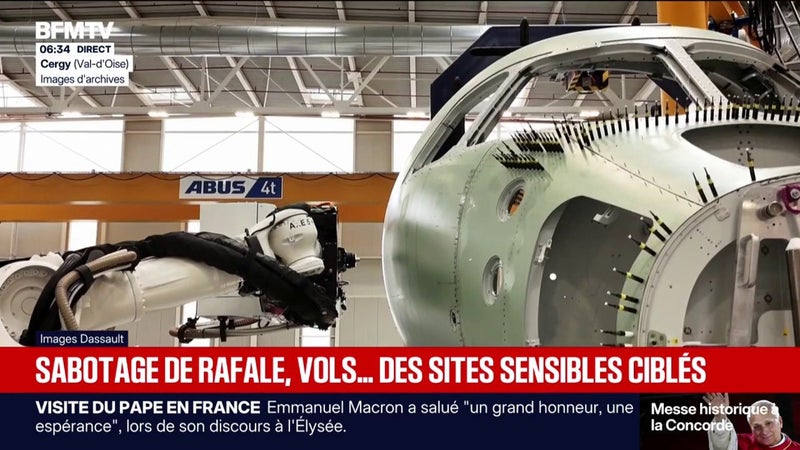 Vols de matériaux sensibles, sabotages... Plusieurs dégradations dans des usines liées à la défense nationale ont été recensées