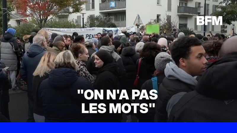 24 octobre: un rassemblement organisé à Trappes, au lendemain de l'attentat terroriste