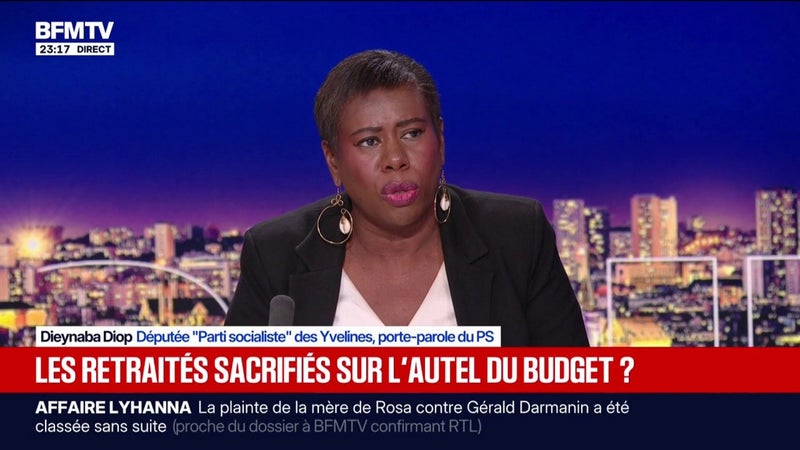 Budget: "Il n'y a aucun chemin où Sébastien Lecornu est en capacité de venir discuter comme il l'a fait l'année dernière", constate Dieynaba Diop, porte-parole du PS