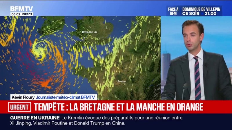 Tempête Austen: cinq départements placés en vigilance orange vent