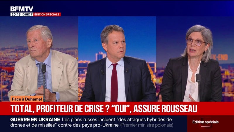 "Je pense qu'il faut nationaliser Total", déclare Sandrine Rousseau, députée Écologiste et Social