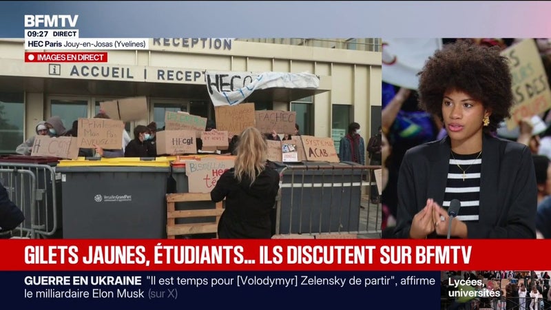 Mobilisation du 17 octobre : "Converger ne veut pas dire confondre", déclare Julia Kudada, secrétaire générale de l'organisation Les Lycéens!