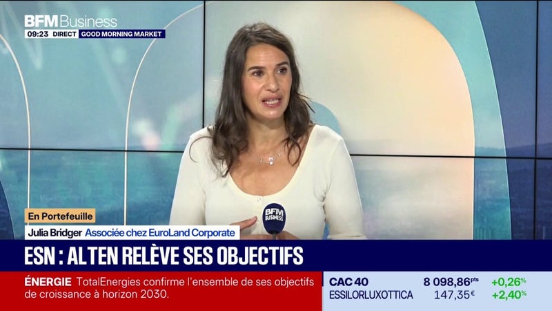 ESN : Alten bondit de 7,7 %