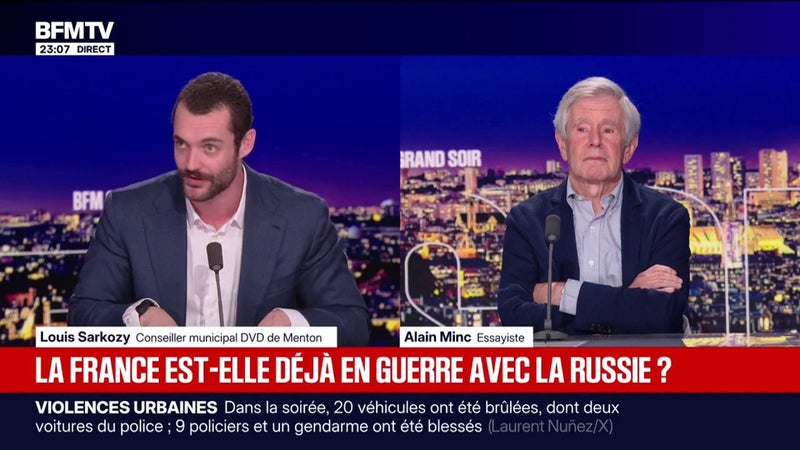 "L'international a toujours été le sujet d'Emmanuel Macron", analyse Louis Sarkozy, conseiller municipal DVD de Menton