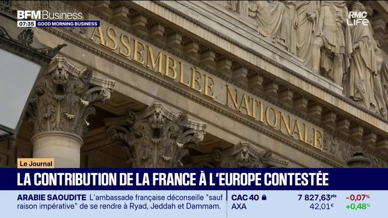 La contribution de la France à l'Europe contestée