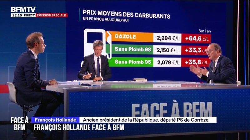 Carburant: "Il faut faire en sorte que notre économie ne soit pas arrêtée", lance François Hollande, ancien président de la République