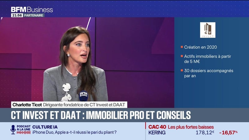 Charlotte Ticot (CT-Invest et DAAT) : CT-Invest et DAAT, immobilier pro et conseils - 24/10
