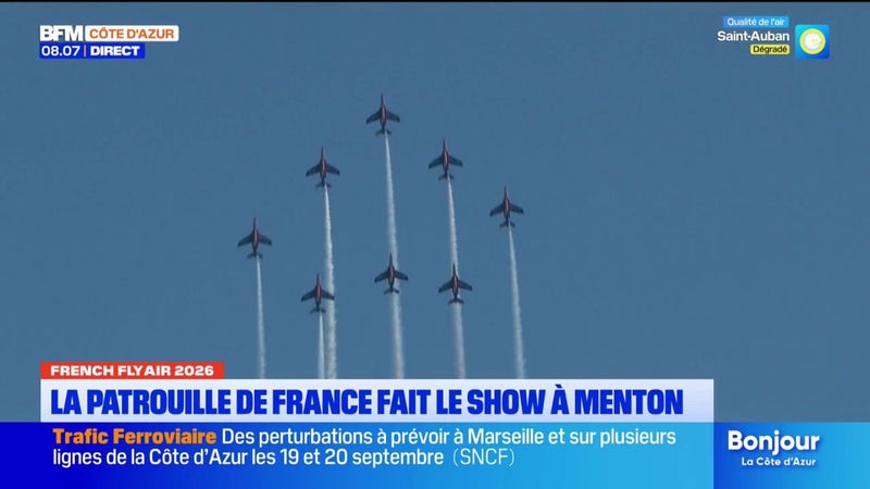 French Fly Air 2026 : la patrouille de France fait le show à Menton !