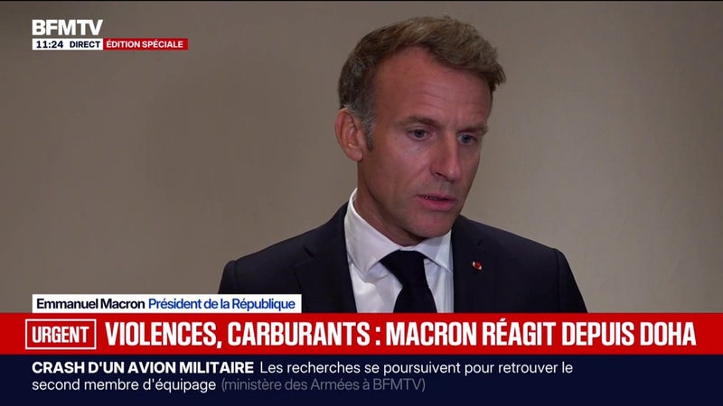 Crash d'un Mirage 2000 près de Nancy: Emmanuel Macron présente ses condoléances à la famille du pilote décédé et indique que "le navigateur est aujourd'hui recherché"