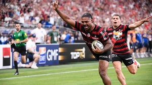 L'essai de Peato Mauvaka en finale de Top 14 avec Toulouse, 27 juin 2026