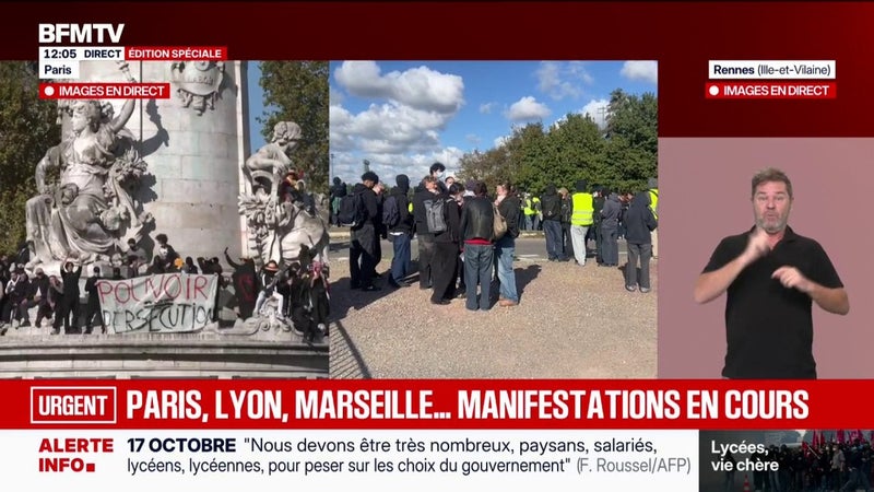"Le gouvernement ne prend pas encore assez au sérieux les revendications lycéennes", estime Yousri Meftah, élève de première