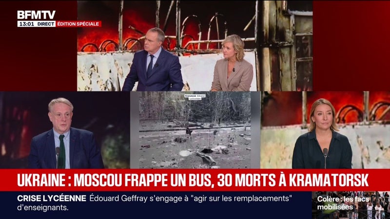 Guerre en Ukraine: plus de 30 civils ont été tués dans la frappe d'un bus à Kramatorsk