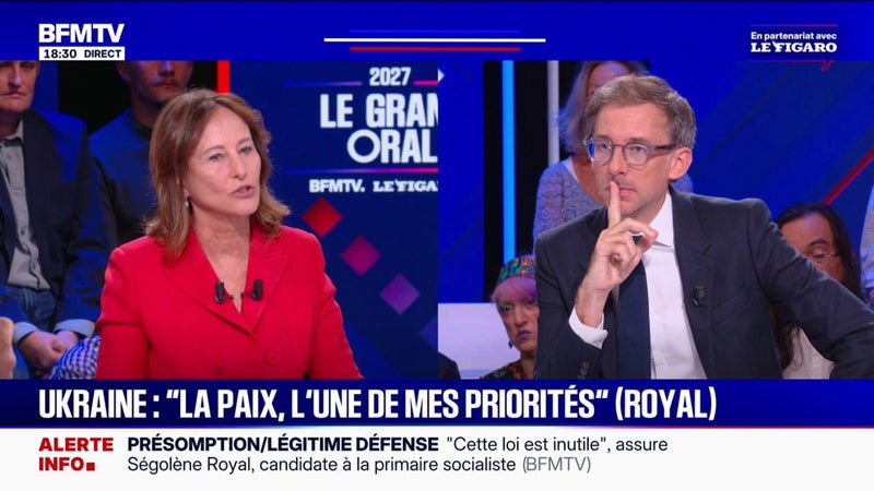 "Je suis contre l'écologie punitive", déclare Ségolène Royal, candidate à la primaire socialiste