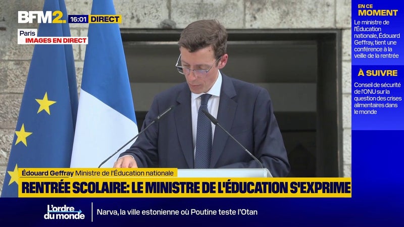 Intelligence artificielle: le ministre de l'Éducation nationale confirme la mise en place d'un "enseignement obligatoire" pour les élèves de seconde à la rentrée 2027