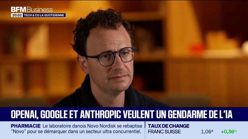 Le Tech Flash : OpenAI, Google et Anthropic veulent un gendarme de l'IA, par Léa Benaim - 14/09