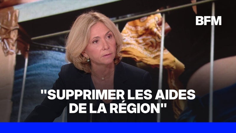 Blocage des lycées: Valérie Pécresse veut supprimer "les aides de la région" aux lycéens "sanctionnés pour avoir cassé"