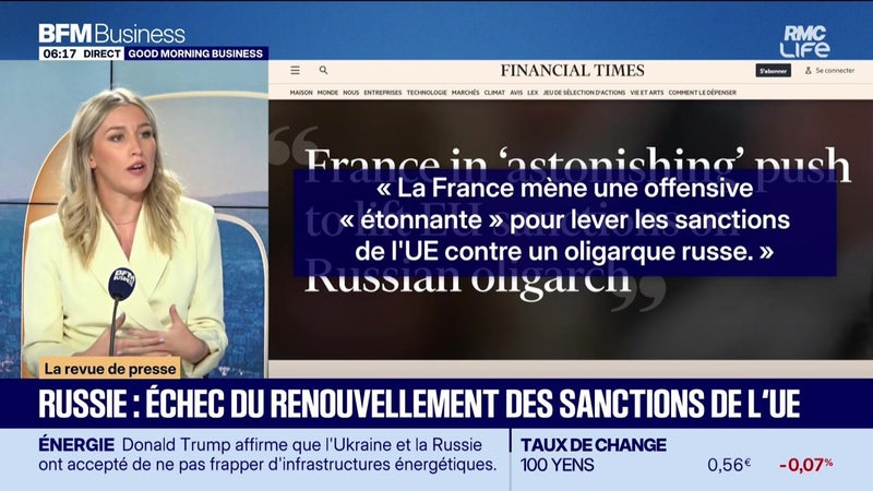 Le Monde qui bouge : la revue de presse : Russie, échec du renouvellement des sanctions de l'UE - 15/09