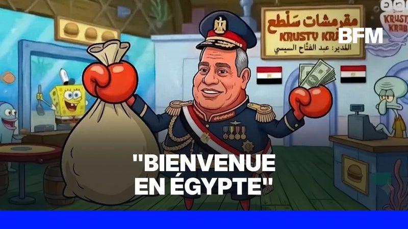 Comment "Bob l'éponge" est devenu un symbole de contestation en Égypte ?