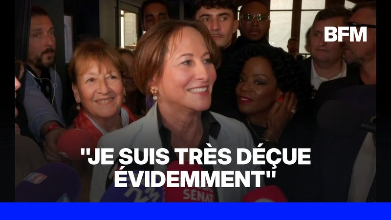 Primaire sociale-démocrate : Ségolène Royal "très déçue" après la victoire de Raphaël Glucksmann