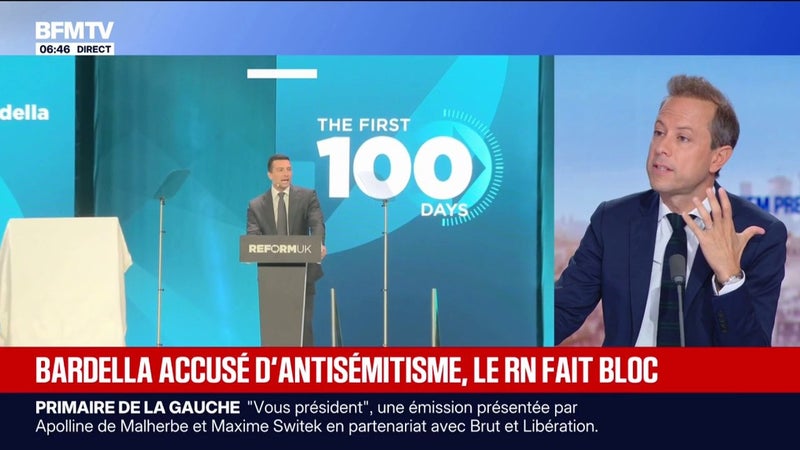 L'ÉDITO POLITIQUE DE GUILLAUME DARET - Écrits antisémites attribués à Jordan Bardella: "On va voir comment il est capable de tenir en interne"