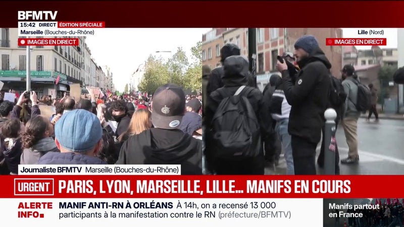 24 octobre: plus de 17.000 manifestants à Marseille selon la préfecture, plus de 40.000 selon la CGT