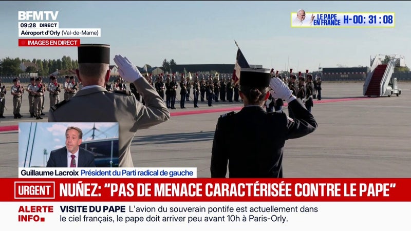 Visite du pape: "C'est un voyage apostolique, l'État n'a rien à faire dans cette affaire", pour Guillaume Lacroix, président du Parti radical de gauche