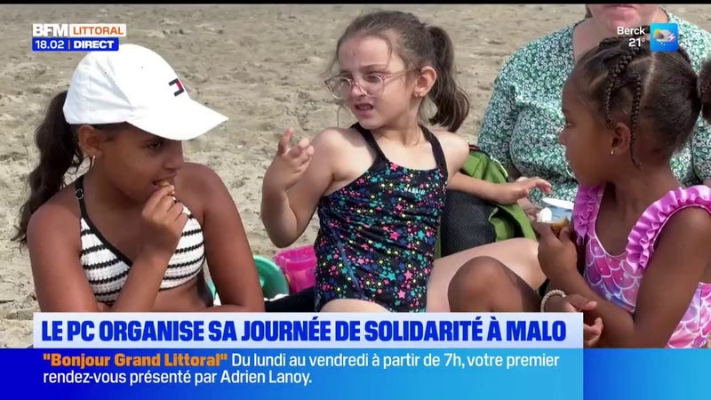 Journée solidarité du parti communiste à Malo-les-Bains