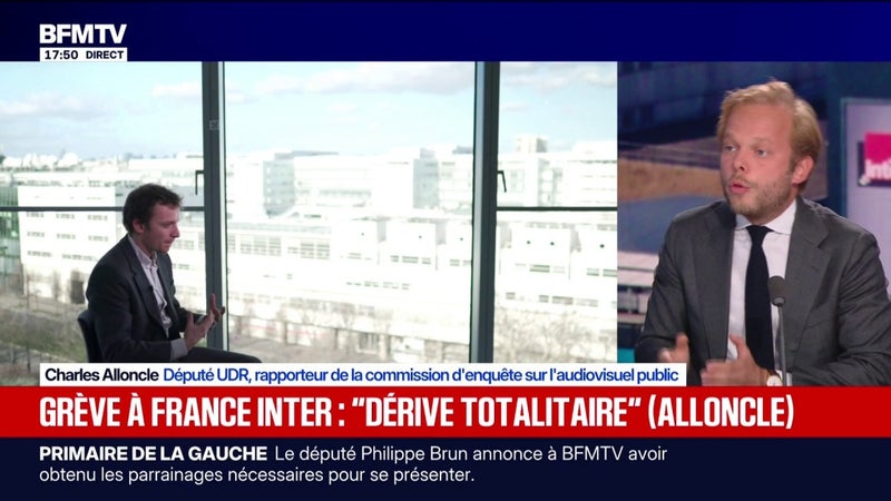 Charles Sapin à Radio France: "Il est temps de faire respecter la loi", demande Charles Alloncle, rapporteur de la commission d'enquête sur l'audiovisuel public