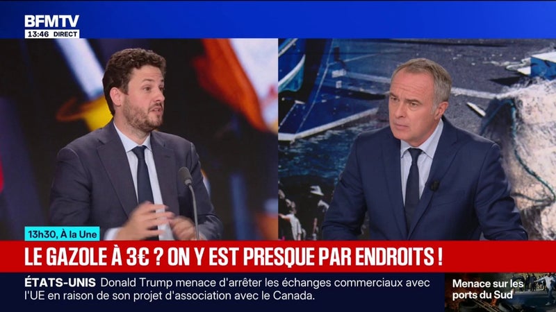Prix des carburants: "Pour six millions de ménages, il faut porter le chèque carburant à 500 euros", propose Alexandre Ouizille, sénateur PS et soutien de Raphaël Glucksmann