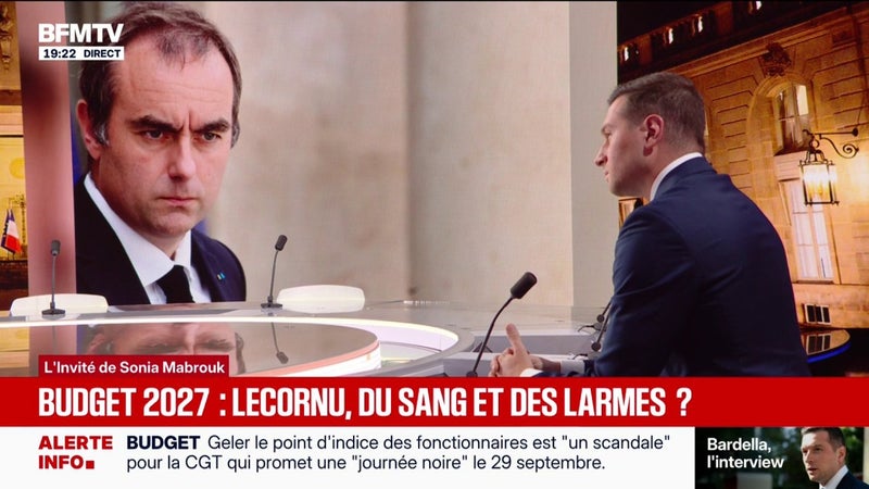 Budget 2027: “La France vit au-dessus de ses moyens”, affirme Jordan Bardella, président du RN