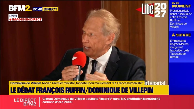 Présidentielle 2027: Dominique de Villepin confie avoir reçu "des menaces depuis 2023"