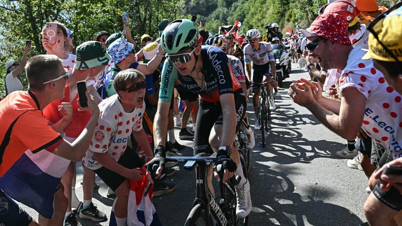 Paul Seixas lors de la 19e etape du Tour de France a l Alpe d Huez le 24 juillet 2026 2325012