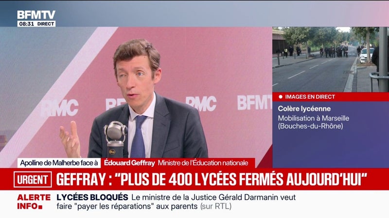 "Nos jeunes ont besoin de se sentir écoutés": Édouard Geffray, ministre de l'Éducation nationale, lance une plateforme de concertation dès lundi