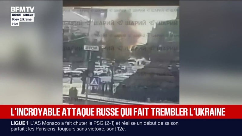 La Russie frappe le siège des services de sécurité ukrainiens, à quelques heures de la visite d'émissaires américains