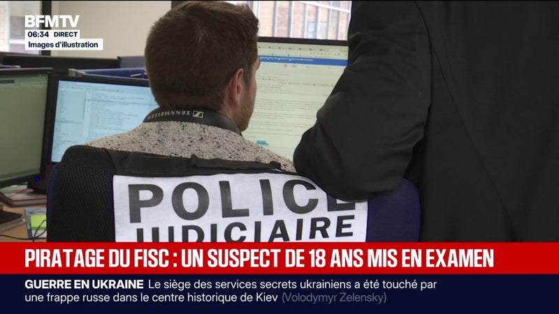 Piratage du fisc: un suspect de 18 ans mis en examen et écroué