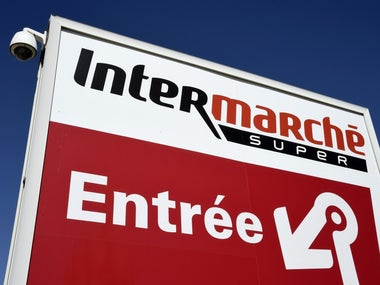 L'entrée s'un supermarché Intermarché (illustration).