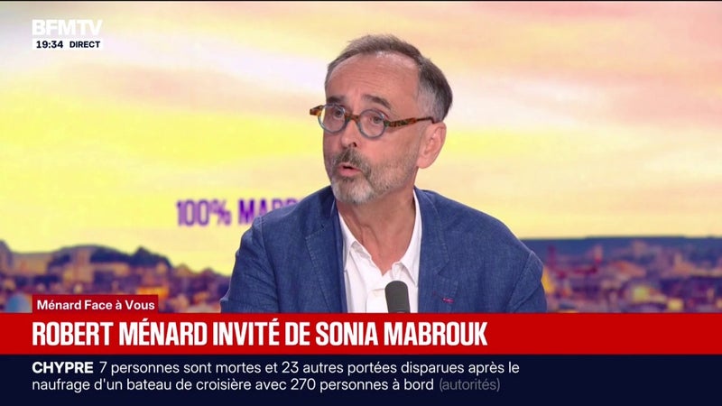 Référendum sur l'immigration proposé par le RN: "On peut vivre sans droit du sol", estime Robert Ménard, maire DVD de Béziers