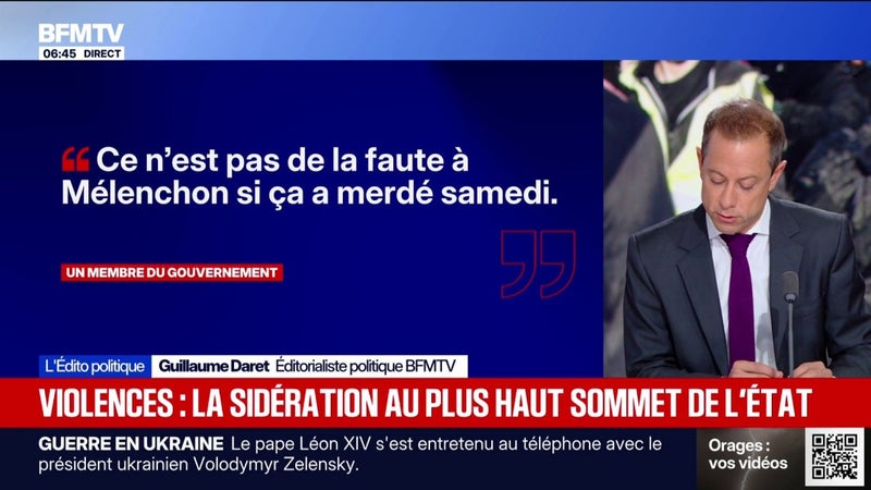 L'ÉDITO POLITIQUE - Violences du 17 octobre: la sidération au plus haut niveau de l'État