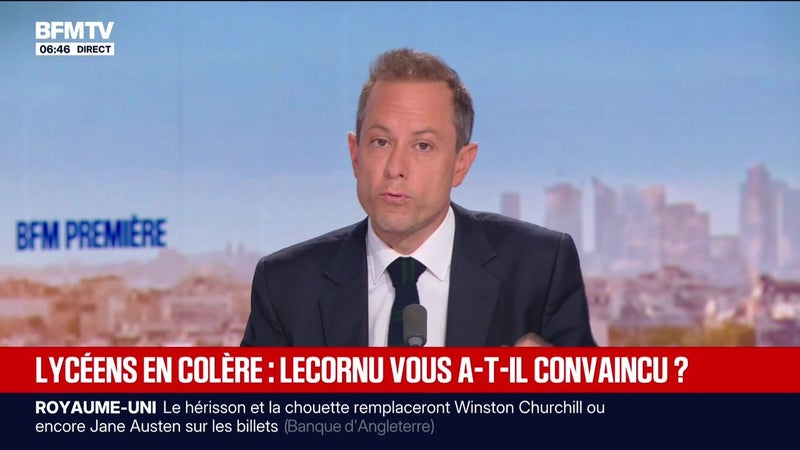 Lycéens en colère, Lecornu vous a-t-il convaincu ? - L’édito politique - 08/10